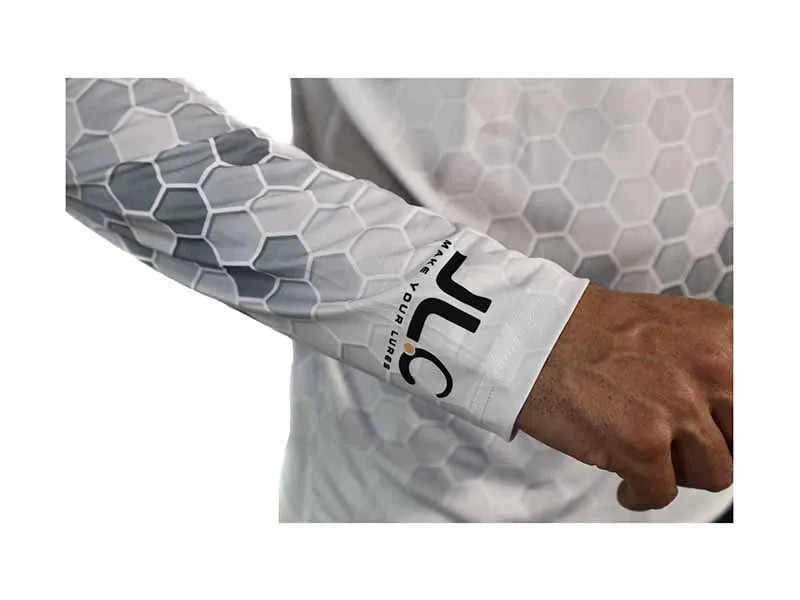 T-shirt UV blanc JLC LURES