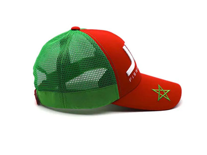 Casquette JLC Lures Maroc rouge-vert