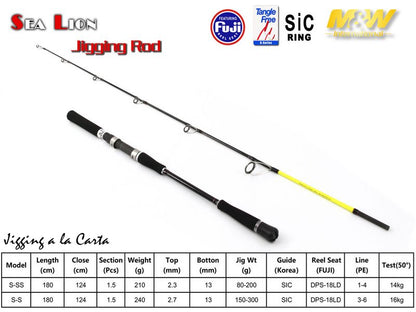 Canne à pêche M&W Sea Lion